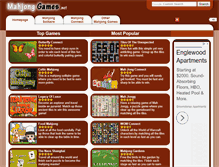 Tablet Screenshot of mahjonggames.net